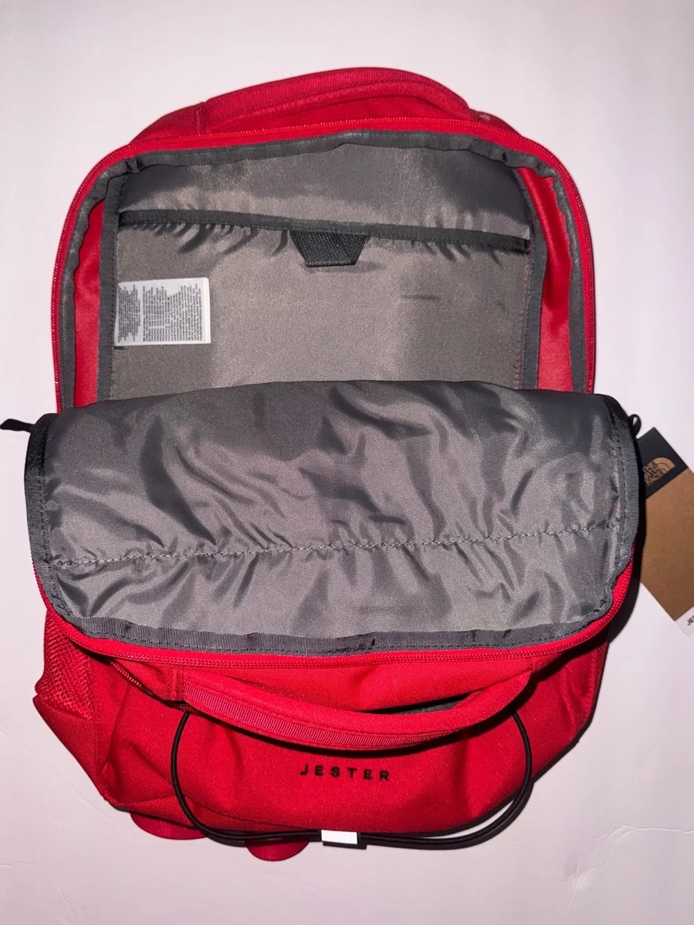 The North Face Jester Backpack Red NWT Laptop School Travel Bookbag